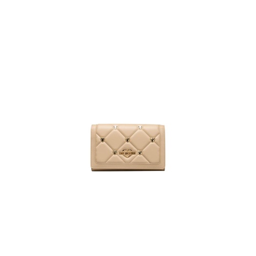 Love Moschino Women's Beige Polyethylene Crossbody Bag - One Size - Main Image