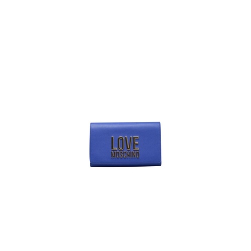 Love Moschino Women's Blue Polyethylene Crossbody Bag - One Size - Main Image