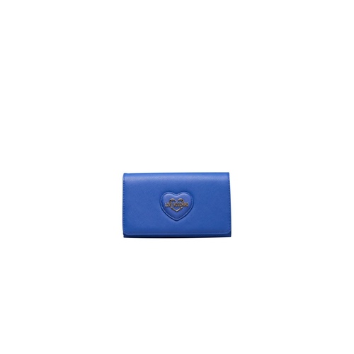Love Moschino Women's Blue Polyethylene Crossbody Bag - One Size - Main Image