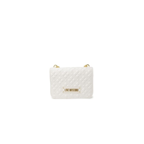Love Moschino Women's White Polyethylene Handbag - One Size - Main Image
