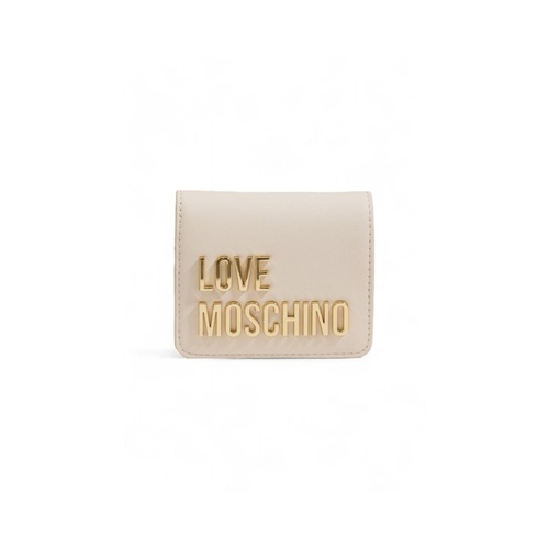 Love Moschino Women's Beige Polyethylene Wallet - One Size - Main Image