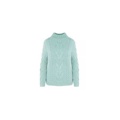 Malo Wool & Cashmere Turtleneck with Braided Patterns S Women - Main Image