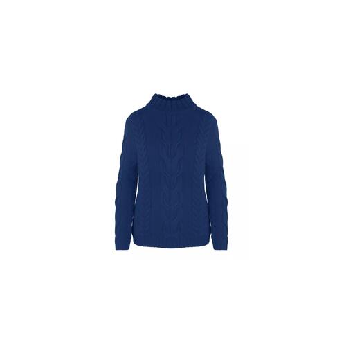 Malo Womens Wool and Cashmere Turtleneck with Braided Patterns S Women - Main Image