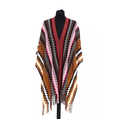 Missoni Women's Multicolor Wool  Poncho - One Size - Main Image