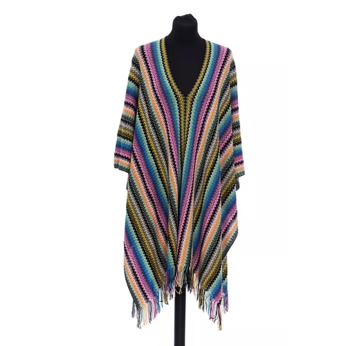 Missoni Women's Multicolor Wool  Poncho - One Size - Main Image