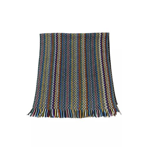 Geometric Fantasy Fringed Scarf One Size Men - Main Image