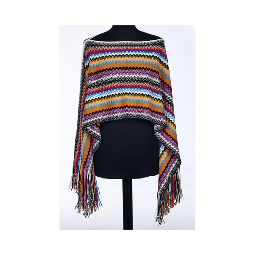 Missoni Women's Multicolor Wool Poncho - One Size - Main Image