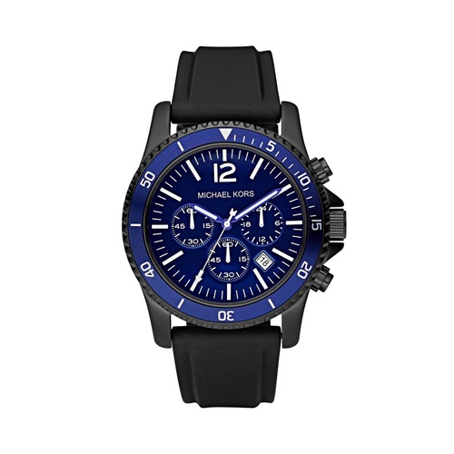 Michael Kors Men's Black Gum Watch - One Size - Main Image