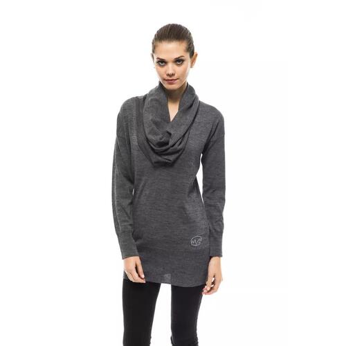 Montana Blu Women's Gray Wool Sweater - 46 IT - Main Image