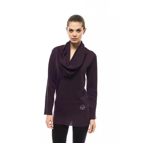 Montana Blu Women's Purple Wool Sweater - 42 IT - Main Image