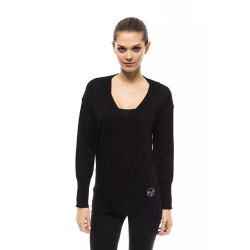 Montana Blu Women's Black Wool Sweater - 46 IT - Main Image