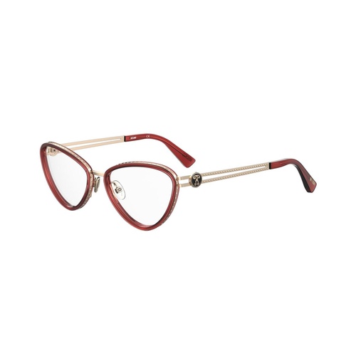 Moschino Women's Burgundy Metal Frames - One Size - Main Image