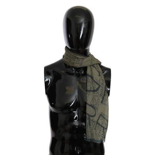 Brand New Authentic GF FERRE Scarf with Logo Details One Size Women - Main Image