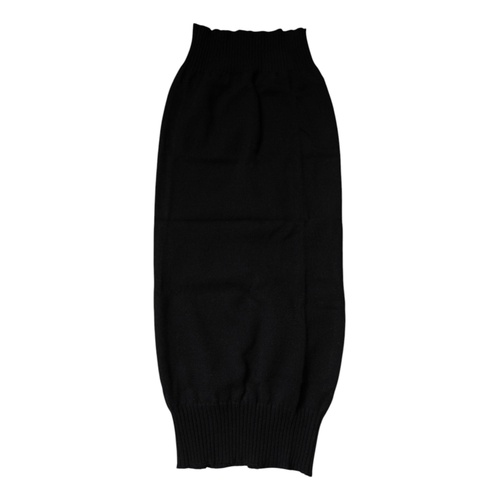 Dolce & Gabbana Men's Black Cashmere Knitted Neck Warmer Foulard Scarf - One Size - Main Image