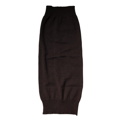 Dolce & Gabbana Men's Brown Cashmere Knitted Neck Warmer Foulard Scarf - One Size - Main Image