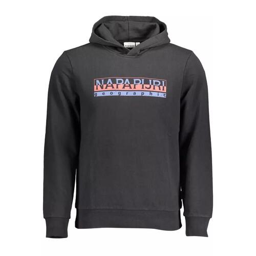 Napapijri Men's Black Cotton Sweater - M - Main Image