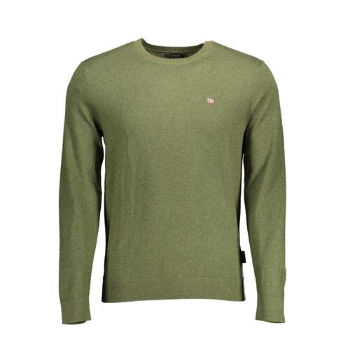 Napapijri Men's Green Cotton Shirt - 2XL - Main Image