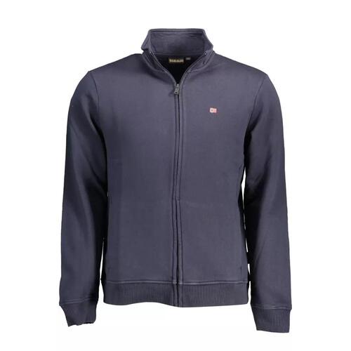 Napapijri Men's Blue Cotton Sweater - S - Main Image