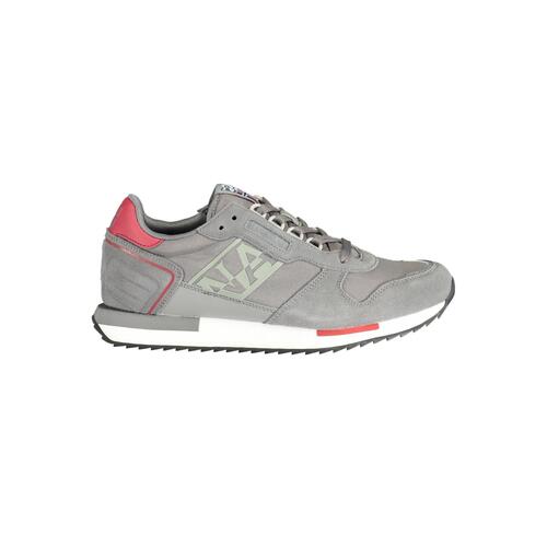 Napapijri Men's Gray Polyester Sneaker - 42 EU - Main Image