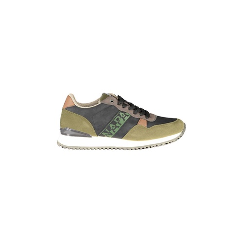 Napapijri Men's Green Polyester Sneaker - 44 EU - Main Image