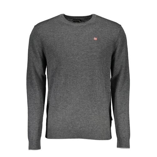 Napapijri Men's Gray Wool Shirt - 3XL - Main Image