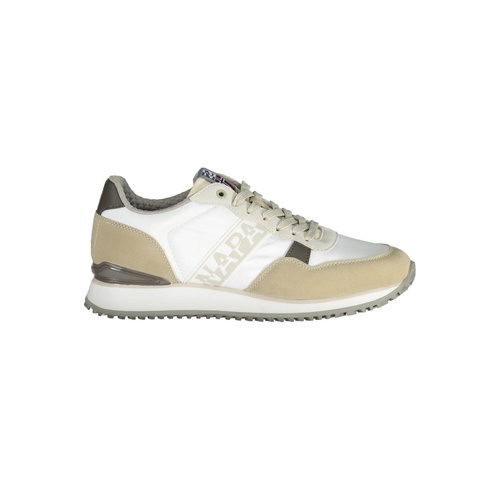 Napapijri Men's White Polyester Sneaker - 43 EU - Main Image