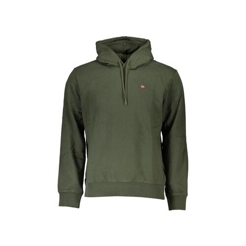 Napapijri Men's Green Cotton Sweater - XL - Main Image