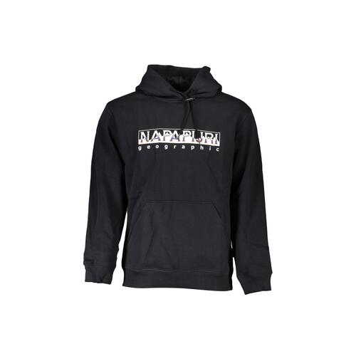 Napapijri Men's Black Cotton Sweater - XL - Main Image