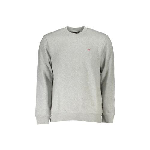 Napapijri Men's Gray Cotton Sweater - 2XL - Main Image
