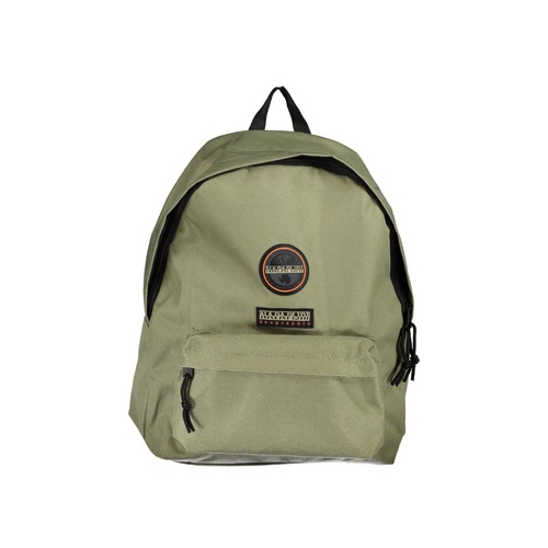 Napapijri Men's Green Cotton Backpack - One Size - Main Image