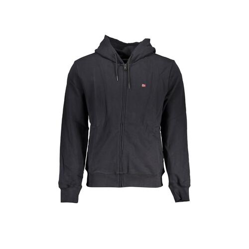 Napapijri Men's Black Cotton Sweater - M - Main Image
