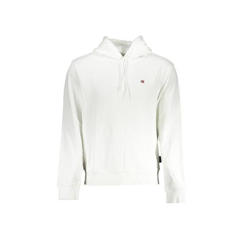 Napapijri Men's White Cotton Sweater - M - Main Image