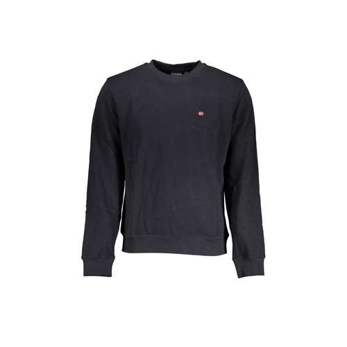 Napapijri Men's Black Cotton Sweater - 2XL - Main Image