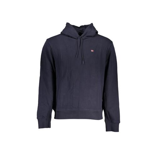 Napapijri Men's Blue Cotton Sweater - L - Main Image
