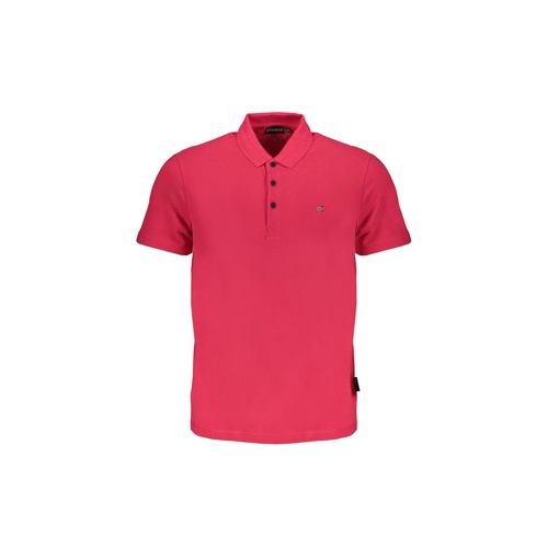 Napapijri Men's Pink Cotton Polo Shirt - M - Main Image