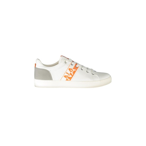 Napapijri Men's White Polyester Sneaker - 42 EU - Main Image