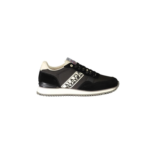 Napapijri Men's Black Polyester Sneaker - 42 EU - Main Image