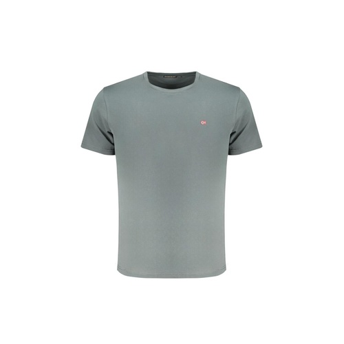 Napapijri Men's Green Cotton T-Shirt - S - Main Image