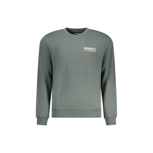 Napapijri Men's Green Cotton Sweater - 2XL - Main Image