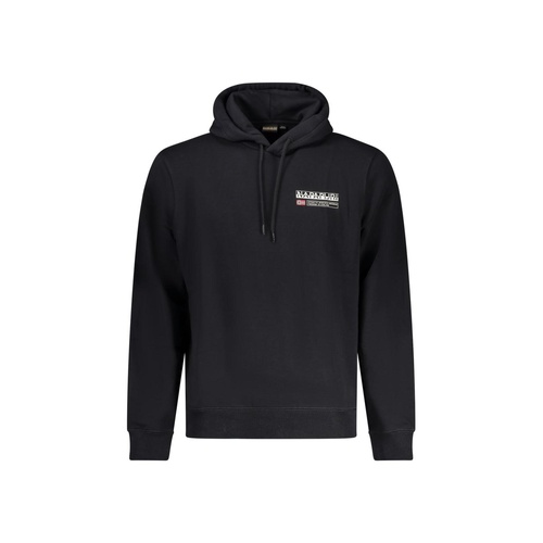Napapijri Men's Black Cotton Sweater - M - Main Image