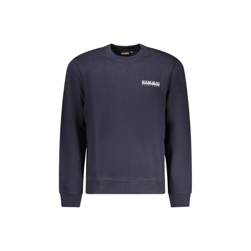 Napapijri Men's Blue Cotton Sweater - 2XL - Main Image