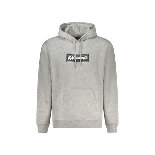 Napapijri Men's Gray Cotton Sweater - XL - Main Image