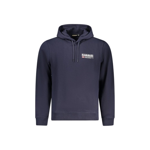 Napapijri Men's Blue Cotton Sweater - 2XL - Main Image