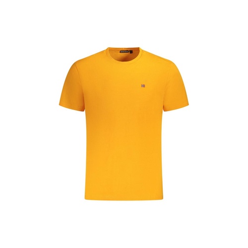 Napapijri Men's Orange Cotton  T-Shirt - L - Main Image