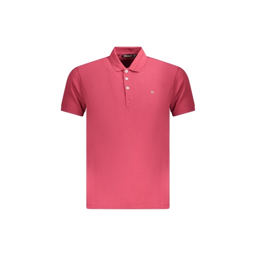 Napapijri Men's Red Cotton  Polo Shirt - M - Main Image