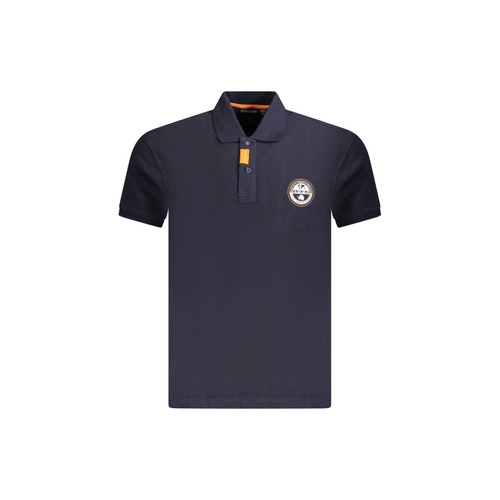 Napapijri Men's Blue Cotton  Polo Shirt - S - Main Image