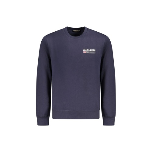 Napapijri Men's Blue Cotton  Sweater - L - Main Image