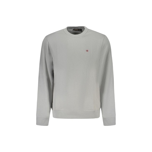 Napapijri Men's Gray Cotton Sweater - S - Main Image