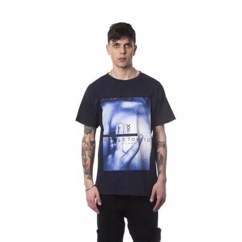 Printed Round Neck T-shirt - Short Sleeve M Men - Main Image