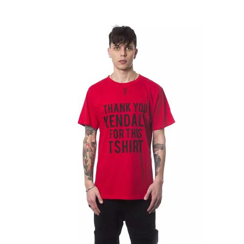 Printed Round Neck Short Sleeve T-shirt M Men - Main Image